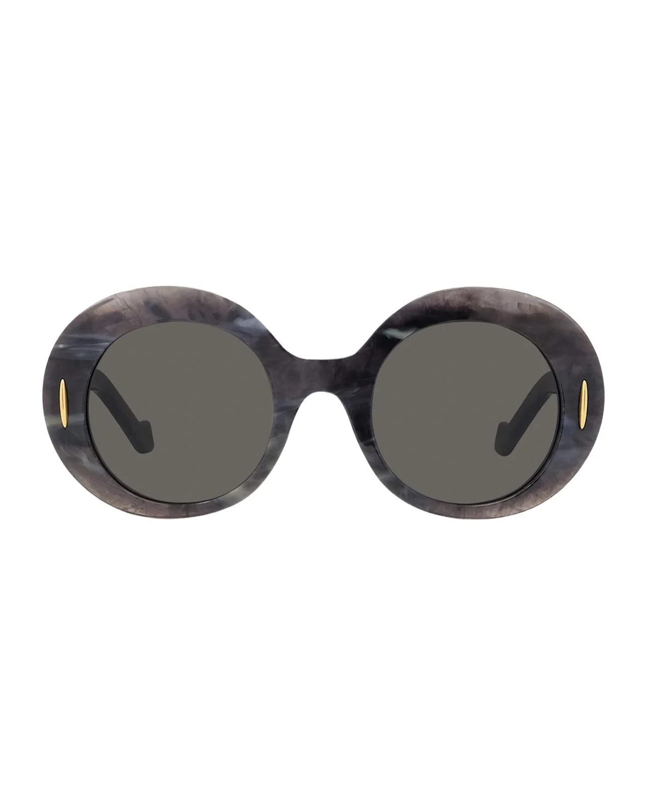 Loewe Men's Anagram Acetate and Nylon Round Sunglasses