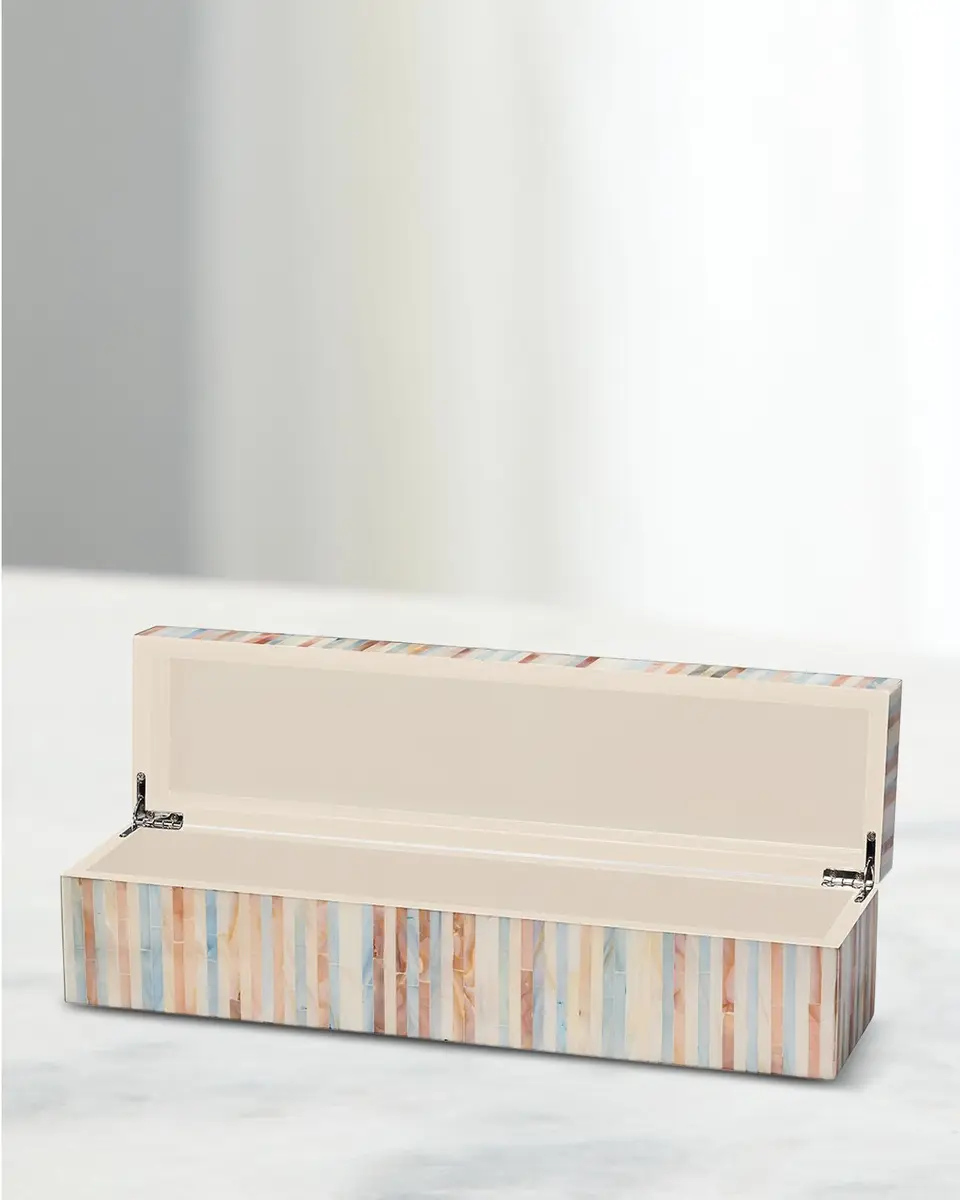 Jamie Young Roosevelt Large Mother-of-Pearl Box | Thumbnail 2 Jamie Young Roosevelt Large Mother-of-Pearl Box | Thumbnail 2
