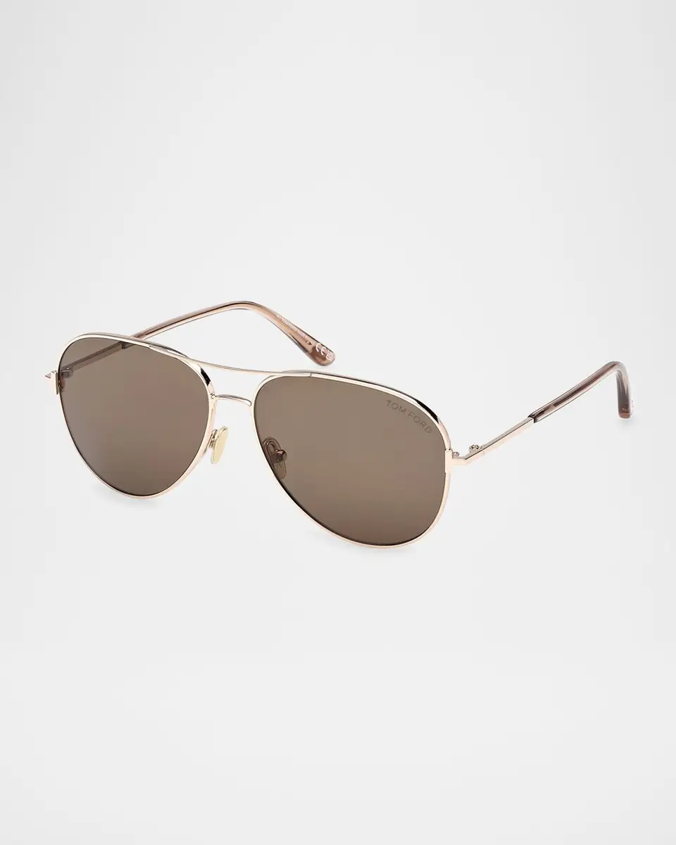 Tom Ford Clark Metal Aviator Sunglasses | Thumbnail 3 Tom Ford Clark Metal Aviator Sunglasses | Thumbnail 3