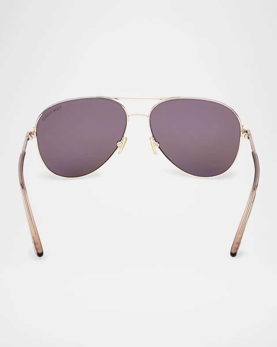 Tom Ford Clark Metal Aviator Sunglasses | Thumbnail 5 Tom Ford Clark Metal Aviator Sunglasses | Thumbnail 5