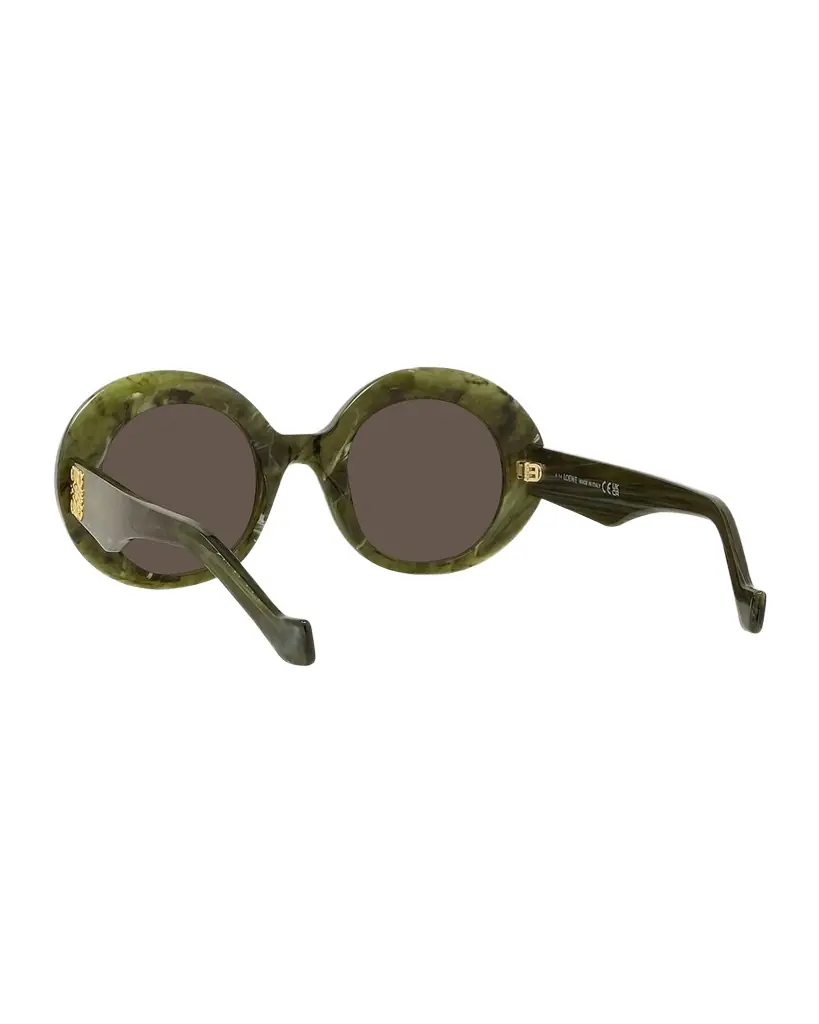 Loewe Men's Anagram Acetate and Nylon Round Sunglasses | Image 1 Loewe Men's Anagram Acetate and Nylon Round Sunglasses | Image 1