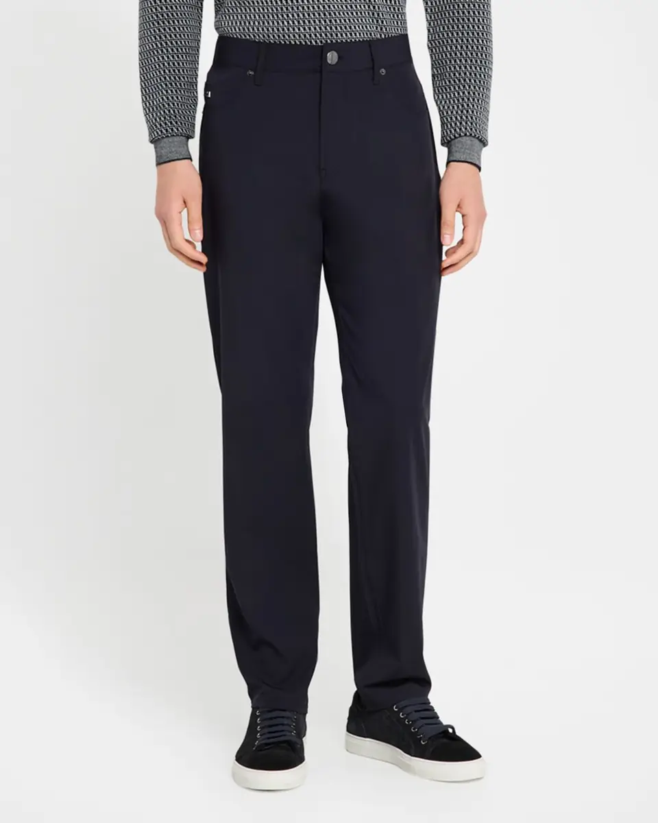 Emporio Armani Men's Stretch Five-Pocket Pants | Thumbnail 4 Emporio Armani Men's Stretch Five-Pocket Pants | Thumbnail 4
