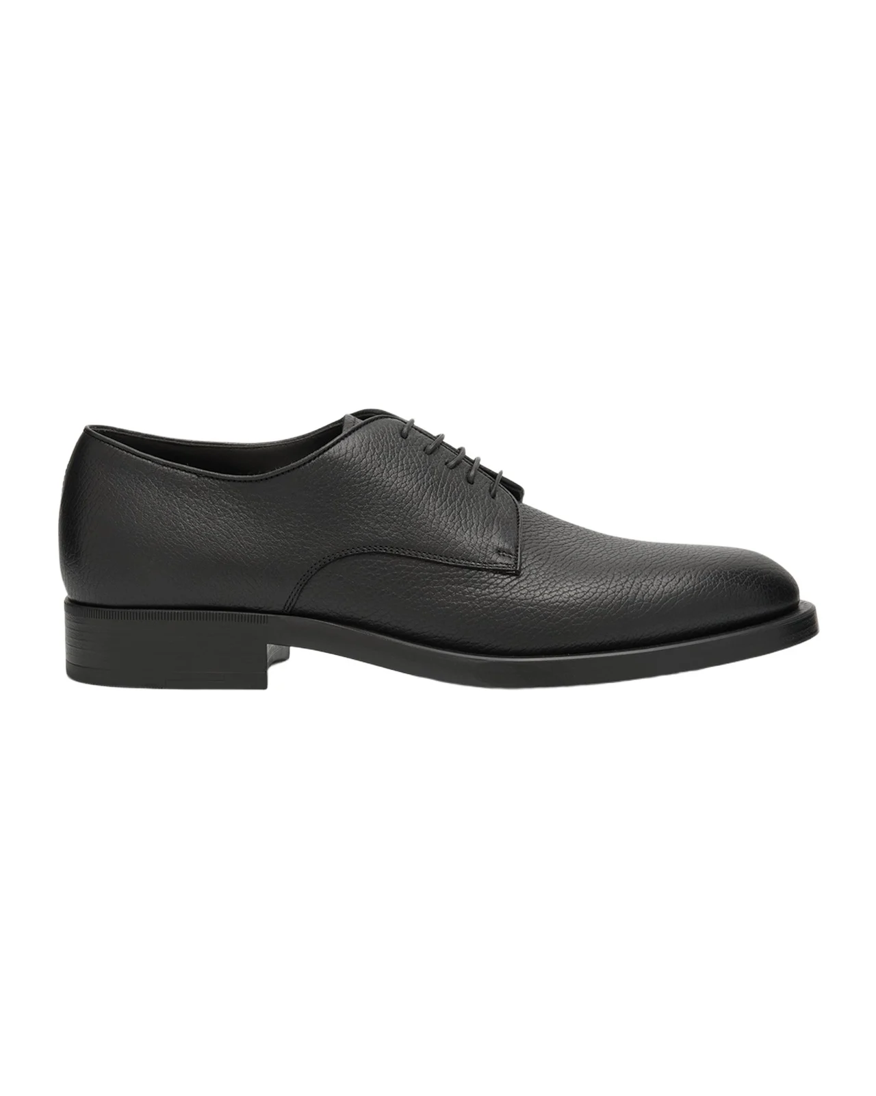 Men's Grained Leather Derby Shoes Men's Grained Leather Derby Shoes