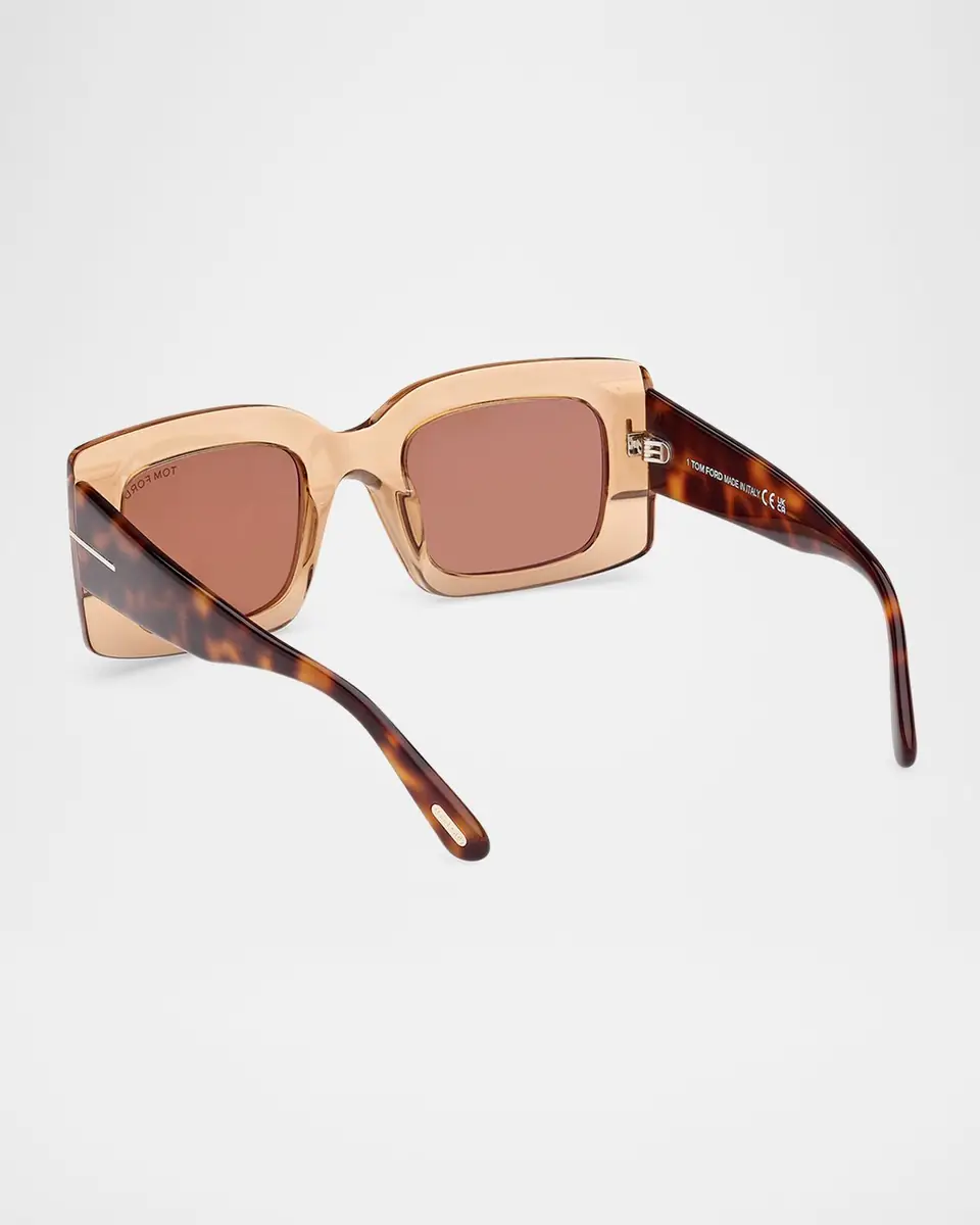 TOM FORD Brigitta Rectangle Acetate Sunglasses | Thumbnail 2 TOM FORD Brigitta Rectangle Acetate Sunglasses | Thumbnail 2