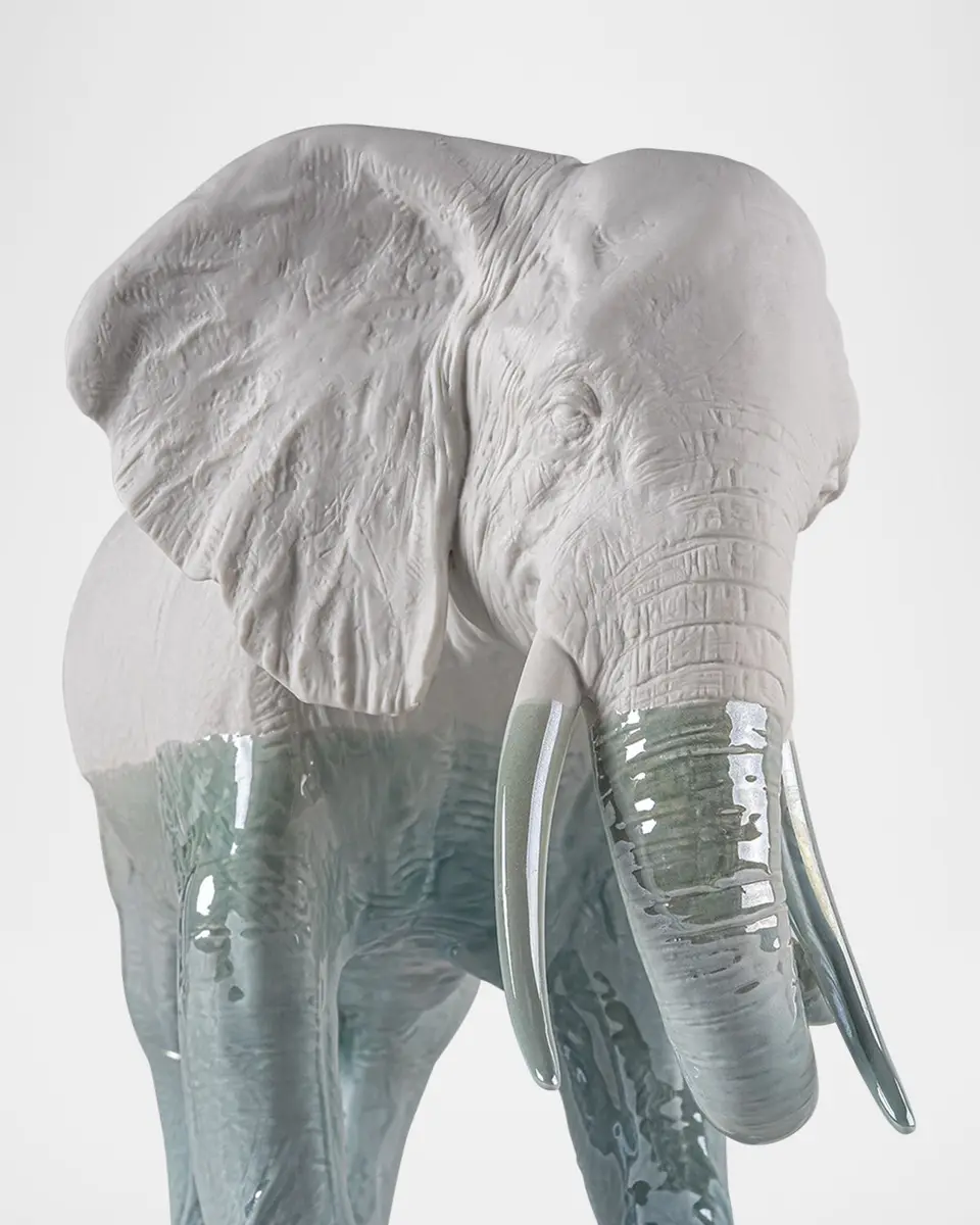 Lladro Elephant Underwater Sculpture | Thumbnail 3 Lladro Elephant Underwater Sculpture | Thumbnail 3