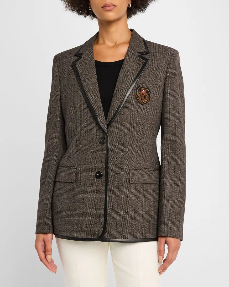The Kooples Prince of Wales Crest Jacket | Thumbnail 4 The Kooples Prince of Wales Crest Jacket | Thumbnail 4