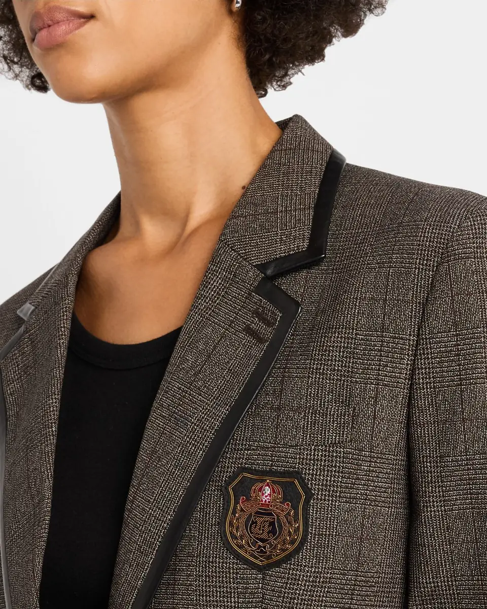 The Kooples Prince of Wales Crest Jacket | Thumbnail 5 The Kooples Prince of Wales Crest Jacket | Thumbnail 5