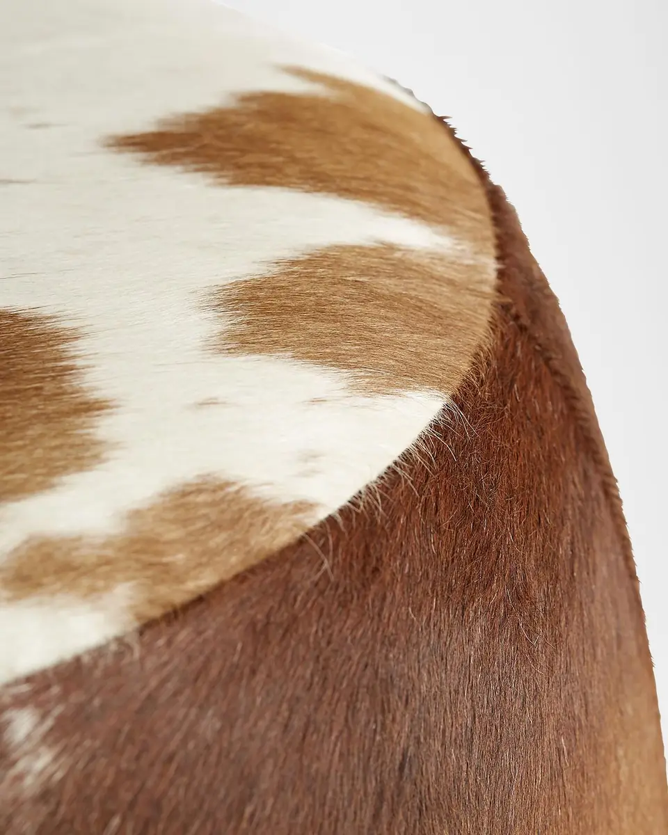 Arteriors Owen Hair on Hide Ottoman | Thumbnail 3 Arteriors Owen Hair on Hide Ottoman | Thumbnail 3