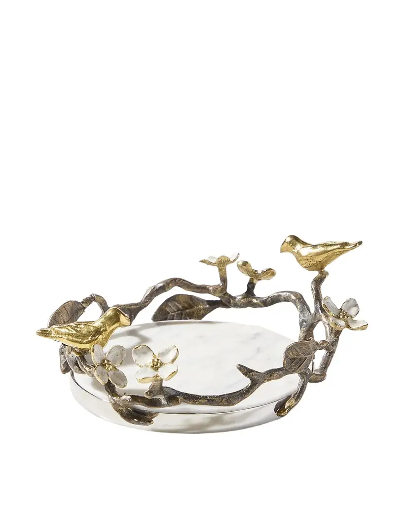 Michael Aram Lovebirds Wine Coaster, Yours with any $250 Home Purchase