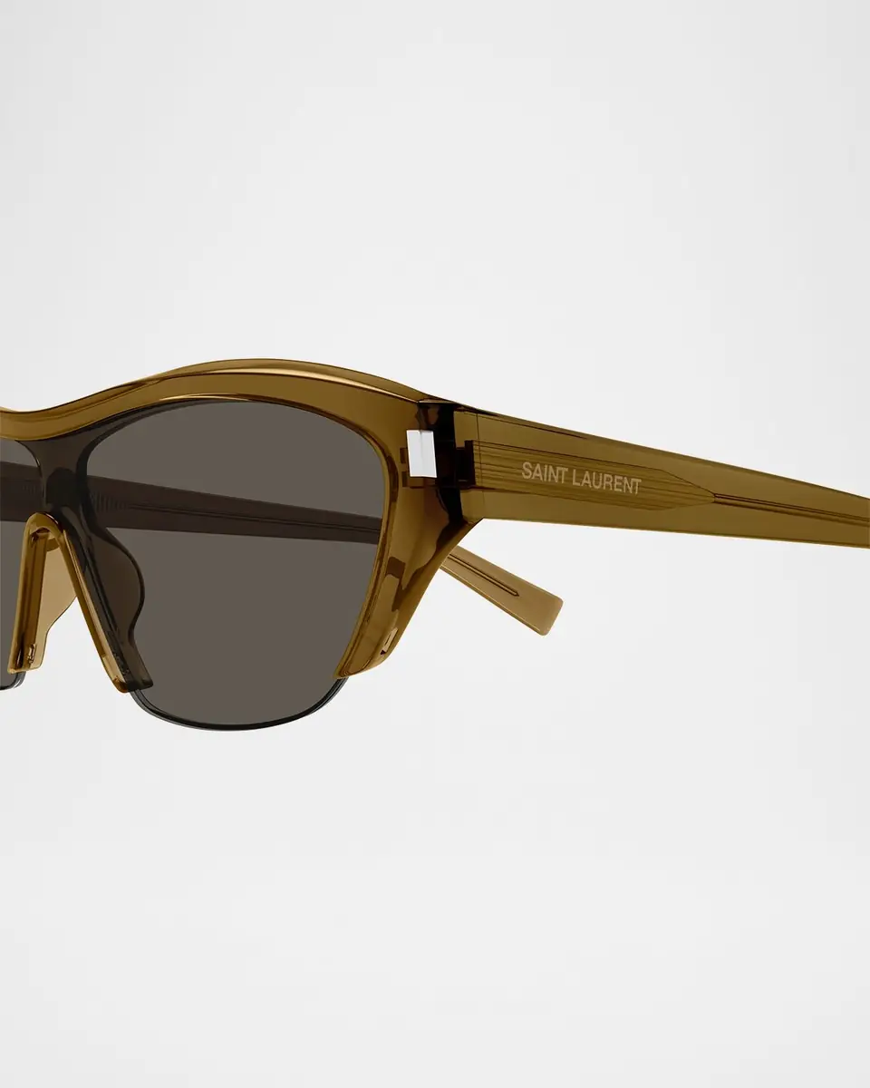 Saint Laurent Recycled Acetate Shield Sunglasses | Thumbnail 2 Saint Laurent Recycled Acetate Shield Sunglasses | Thumbnail 2