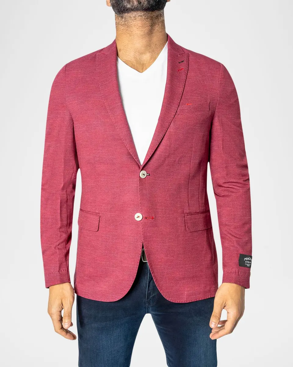 Maceoo Men's Descartes Solid Unconstructed Blazer | Thumbnail 3 Maceoo Men's Descartes Solid Unconstructed Blazer | Thumbnail 3