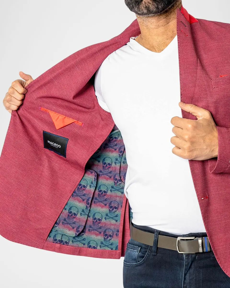 Maceoo Men's Descartes Solid Unconstructed Blazer | Thumbnail 4 Maceoo Men's Descartes Solid Unconstructed Blazer | Thumbnail 4
