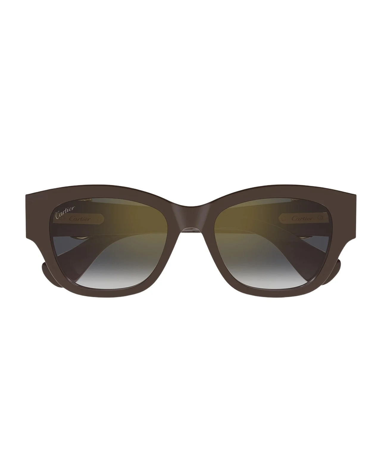 Cartier C-Logo Cat-Eye Shape Acetate Sunglasses