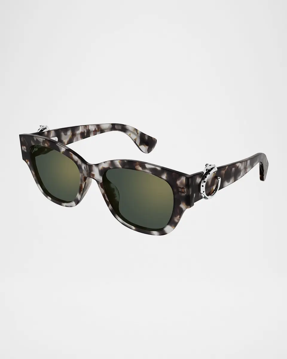 Cartier C-Logo Cat-Eye Shape Acetate Sunglasses | Thumbnail 3 Cartier C-Logo Cat-Eye Shape Acetate Sunglasses | Thumbnail 3