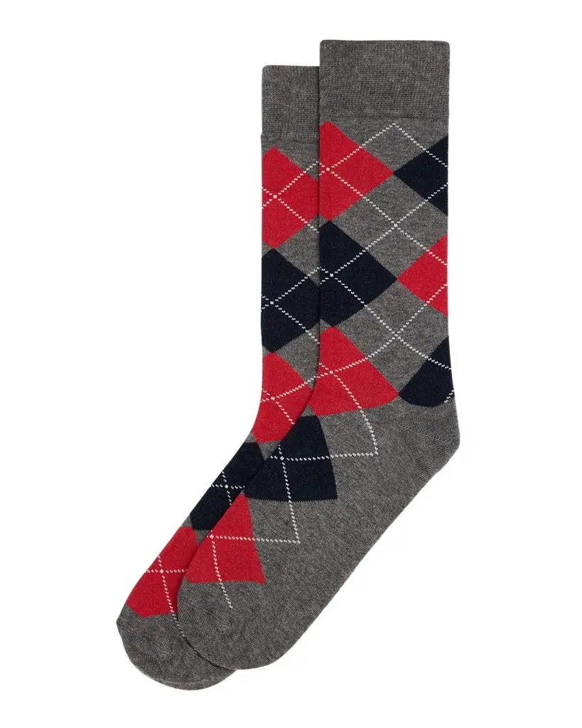 Neiman Marcus Men's Argyle Crew Socks | Image 1 Neiman Marcus Men's Argyle Crew Socks | Image 1