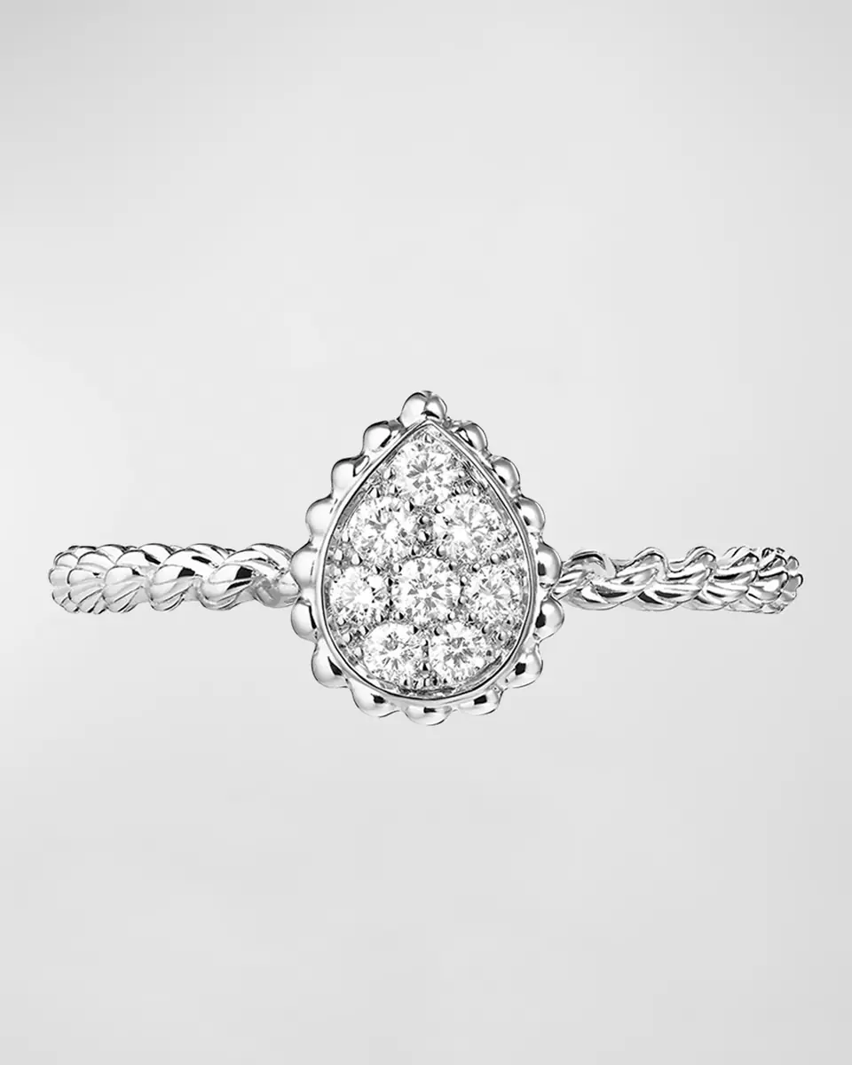 Boucheron Serpent Bohème 18K White Gold Pave Diamond Ring | Thumbnail 3