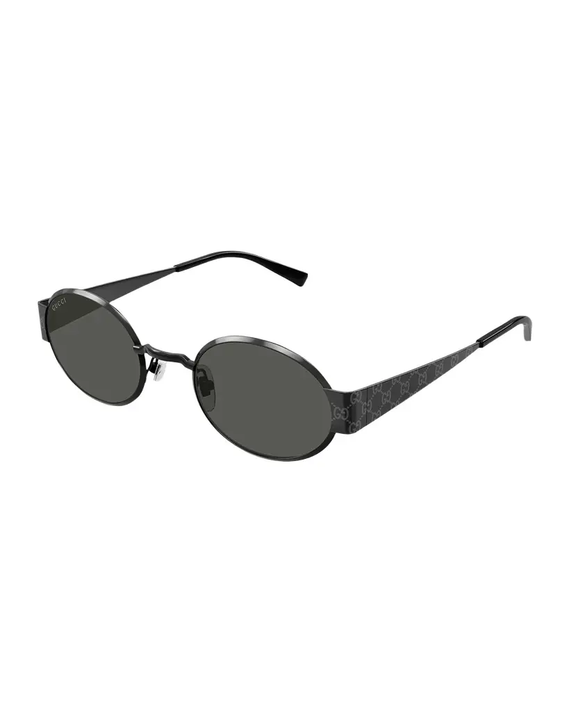 Gucci Men 's GG1854SM Metal Oval Sunglasses | Image 1 Gucci Men 's GG1854SM Metal Oval Sunglasses | Image 1