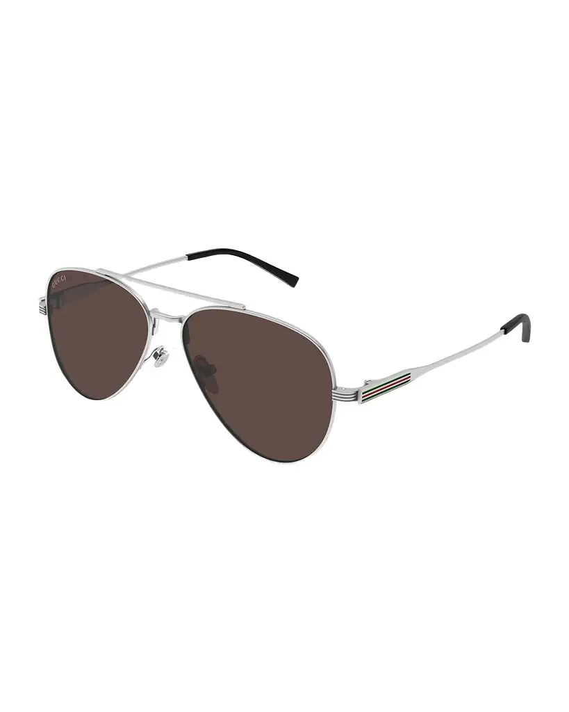 Gucci Men 's GG1874SM Metal Aviator Sunglasses | Image 1 Gucci Men 's GG1874SM Metal Aviator Sunglasses | Image 1