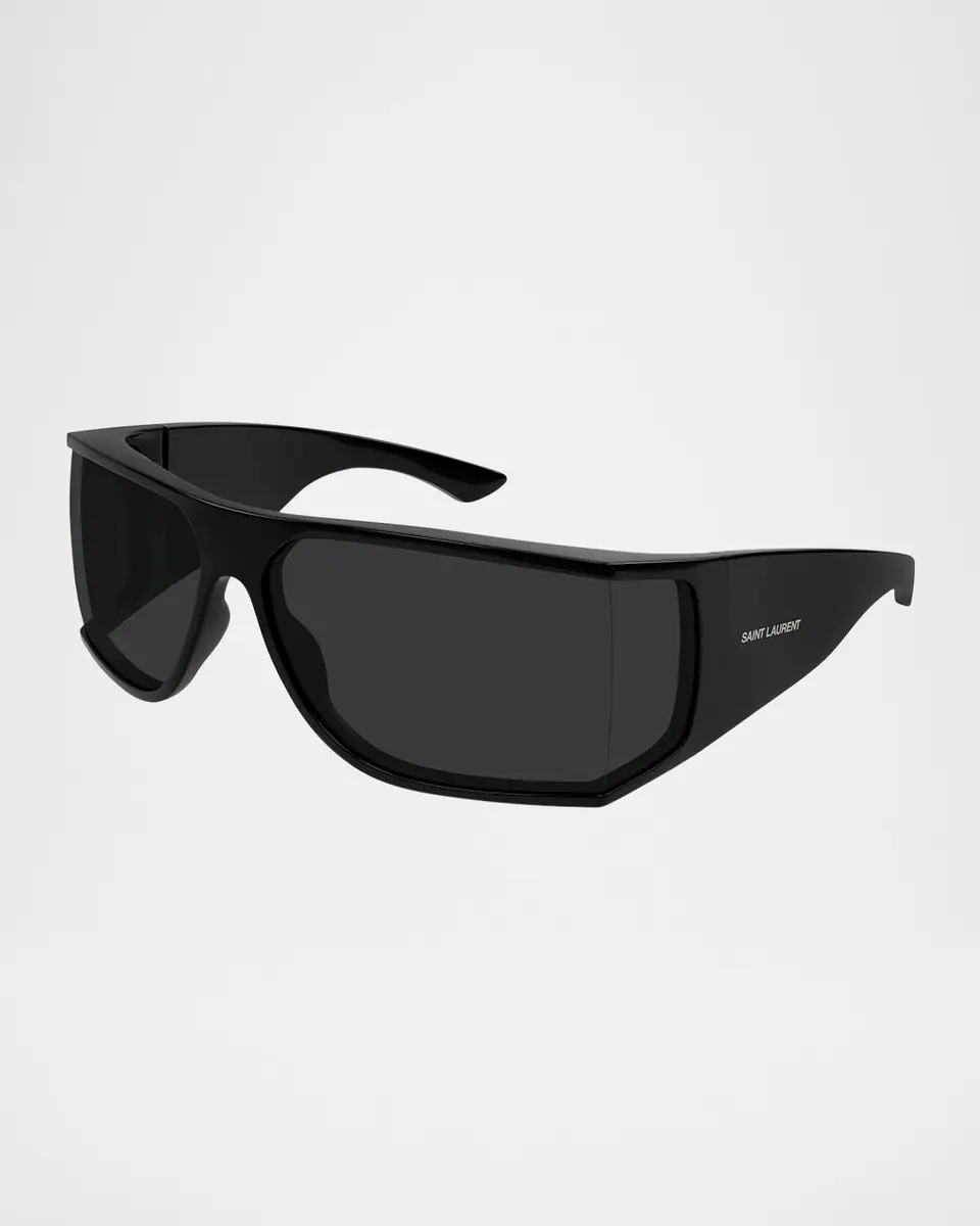 Saint Laurent Men's SL 806M Plastic Rectangle Sunglasses | Thumbnail 2