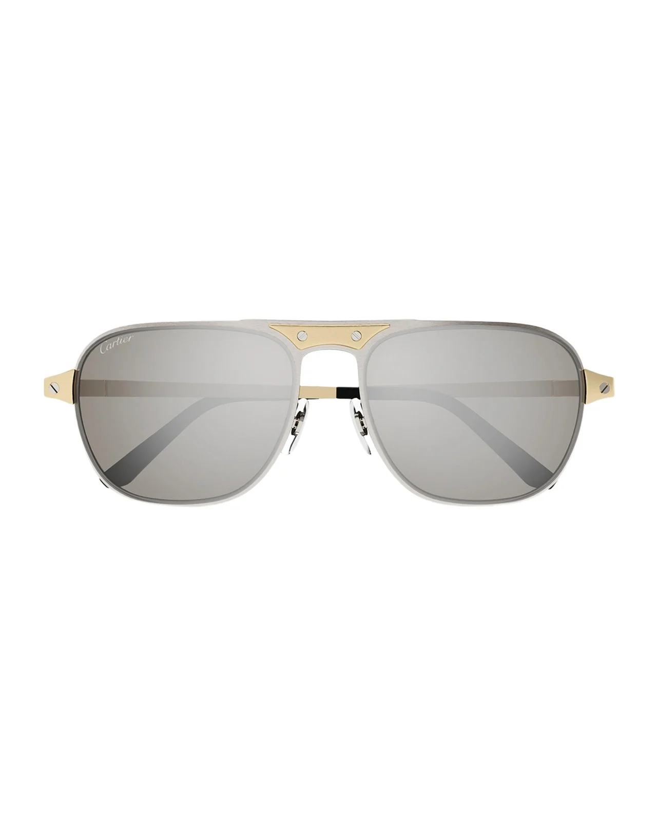 Cartier Men's CT0532SM Metal Aviator Sunglasses