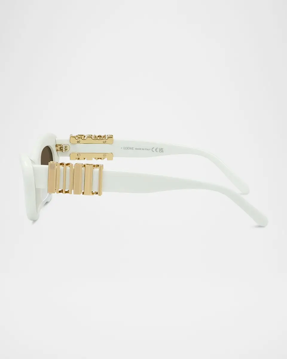 Loewe LW40156UW Oval Sunglasses | Thumbnail 4