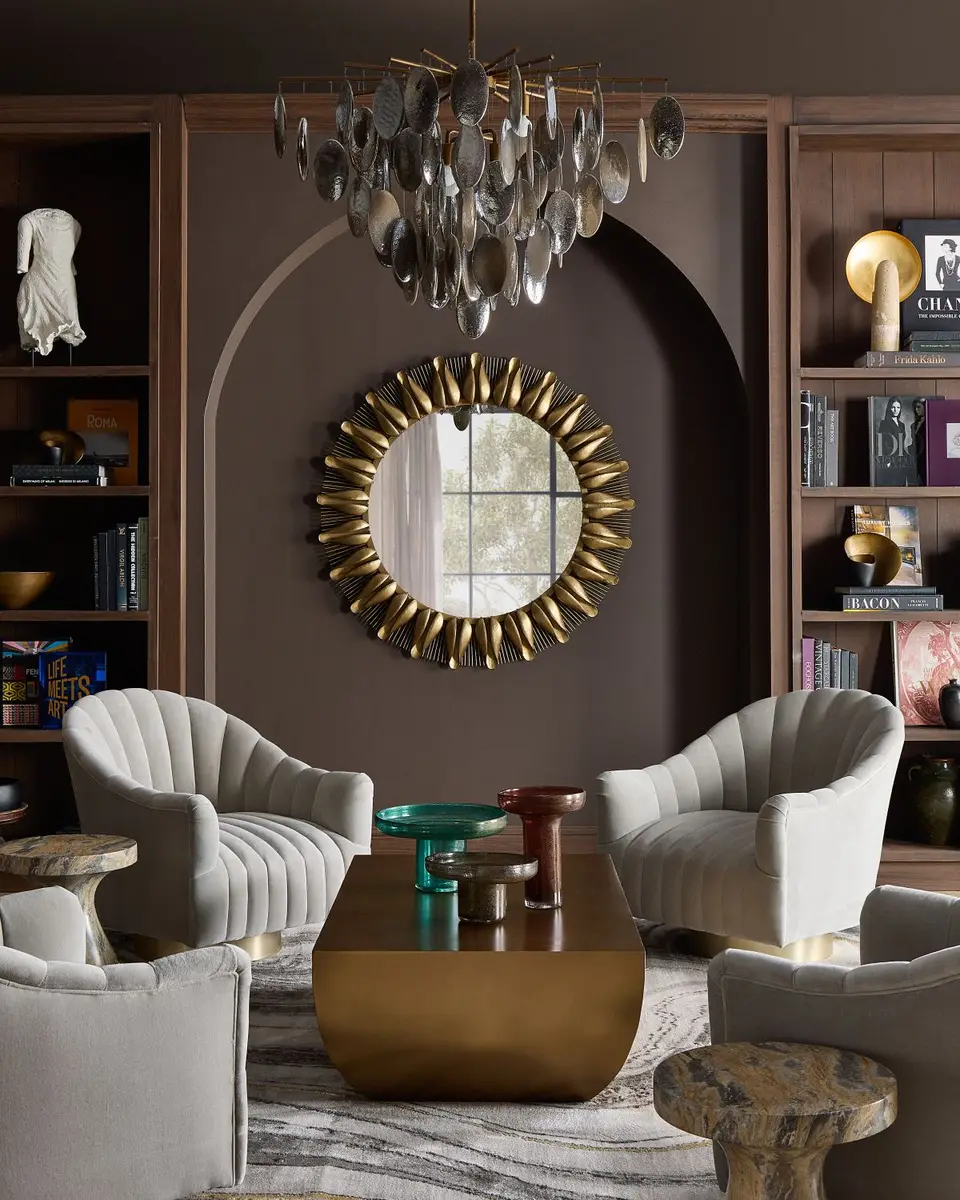 Arteriors Tiffany 42" 8-Light Chandelier | Thumbnail 5 Arteriors Tiffany 42" 8-Light Chandelier | Thumbnail 5