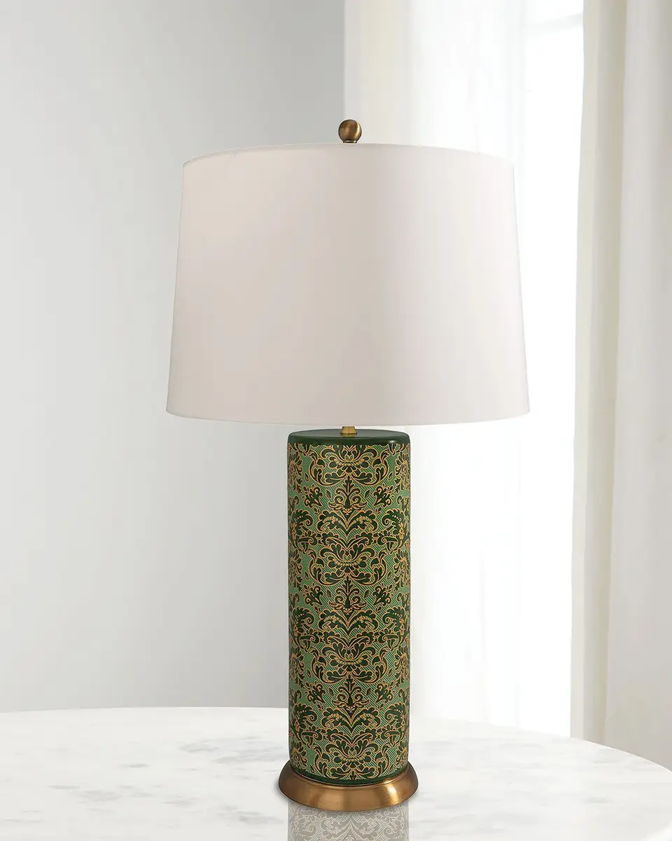 Port 68 Richmond Damask 33" Table Lamp