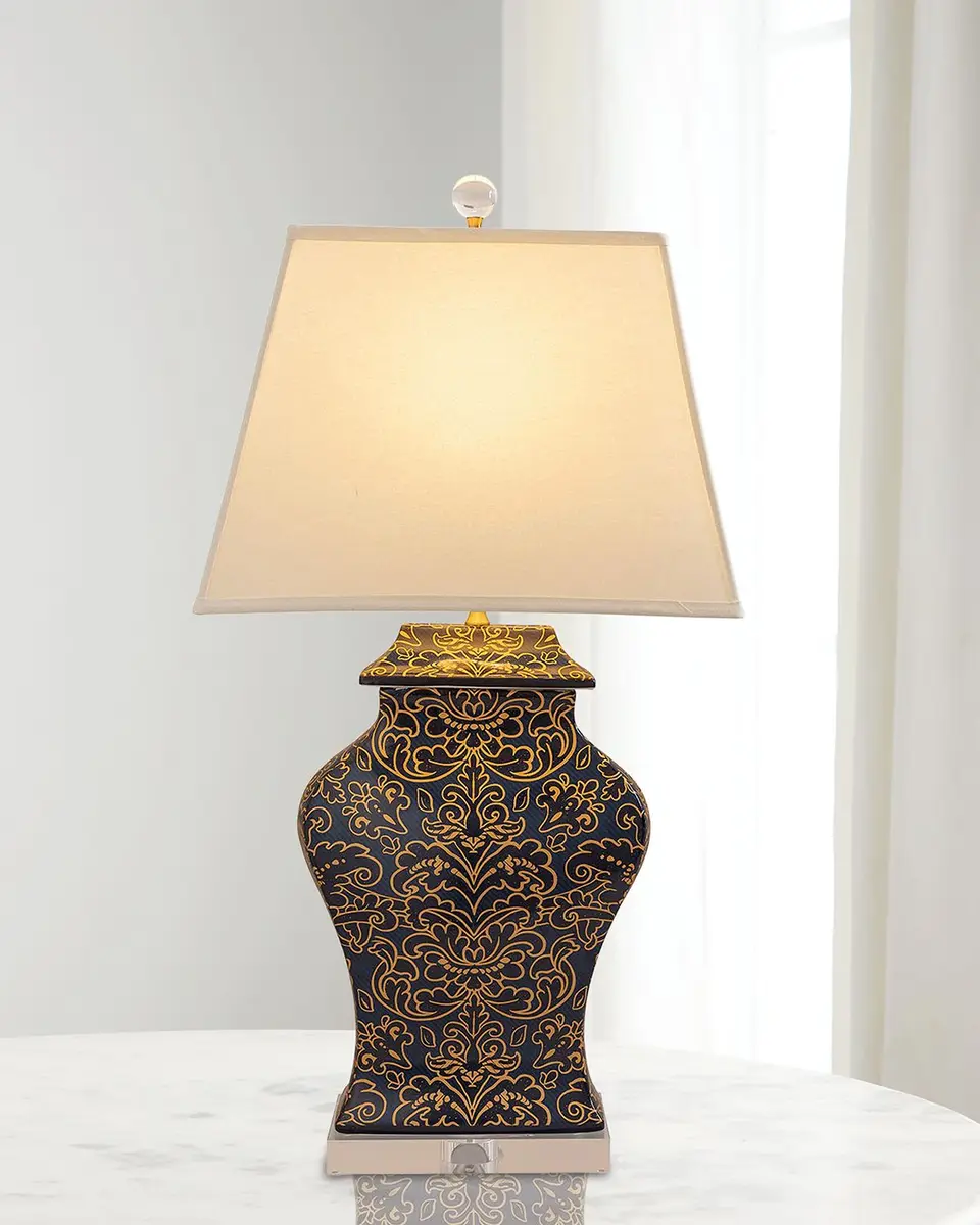 Port 68 Richmond Damask 33" Table Lamp | Image 1 Port 68 Richmond Damask 33" Table Lamp | Image 1