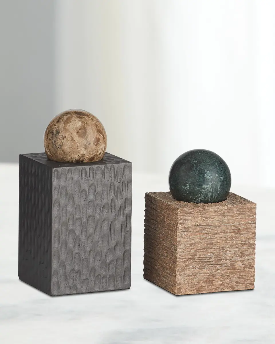 Arteriors Greenville Sculptures, Set of 2