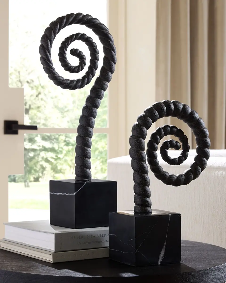 Arteriors Gully Sculptures, Set of 2 | Thumbnail 2 Arteriors Gully Sculptures, Set of 2 | Thumbnail 2
