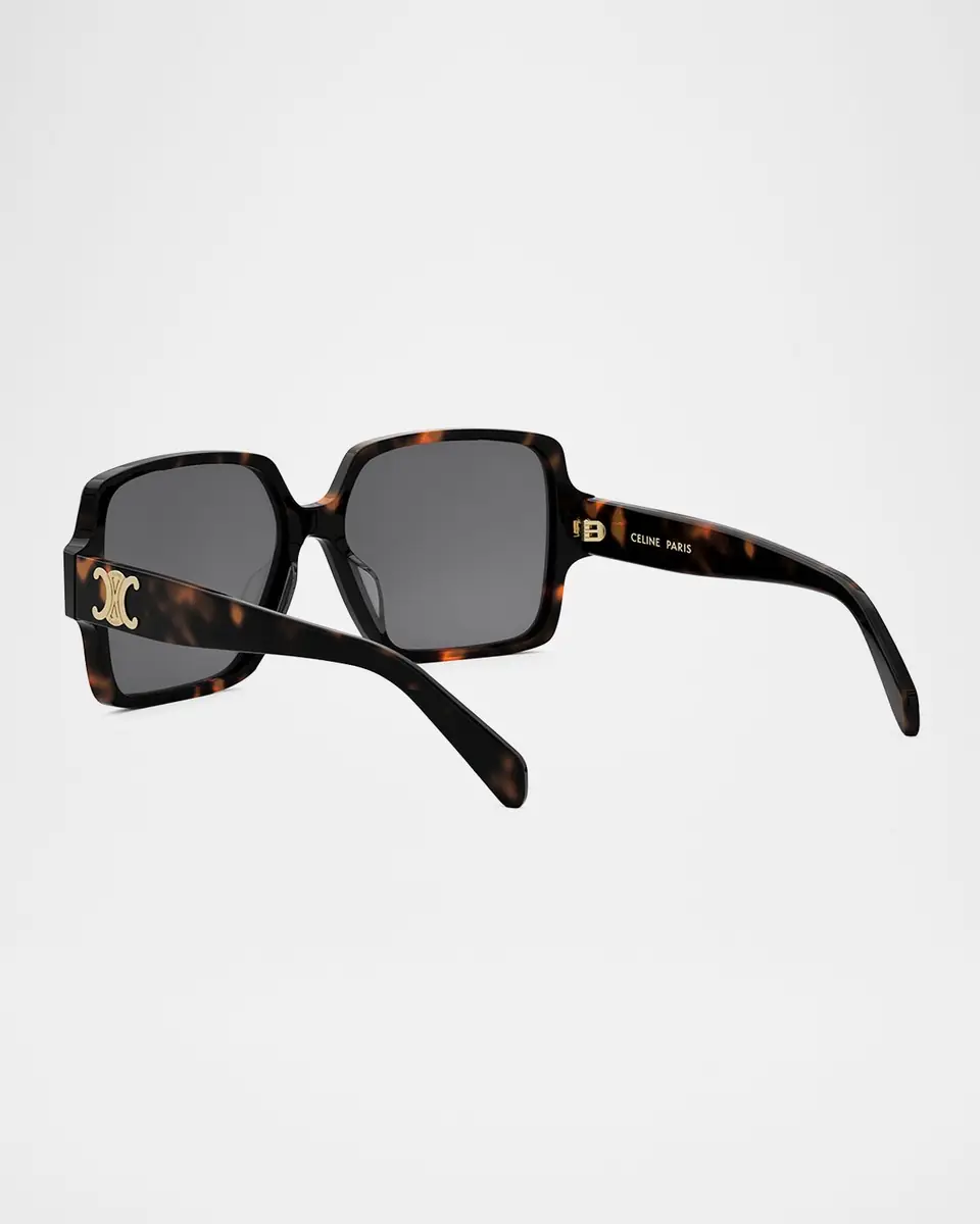 Celine Triomphe Square Acetate Sunglasses | Thumbnail 2 Celine Triomphe Square Acetate Sunglasses | Thumbnail 2
