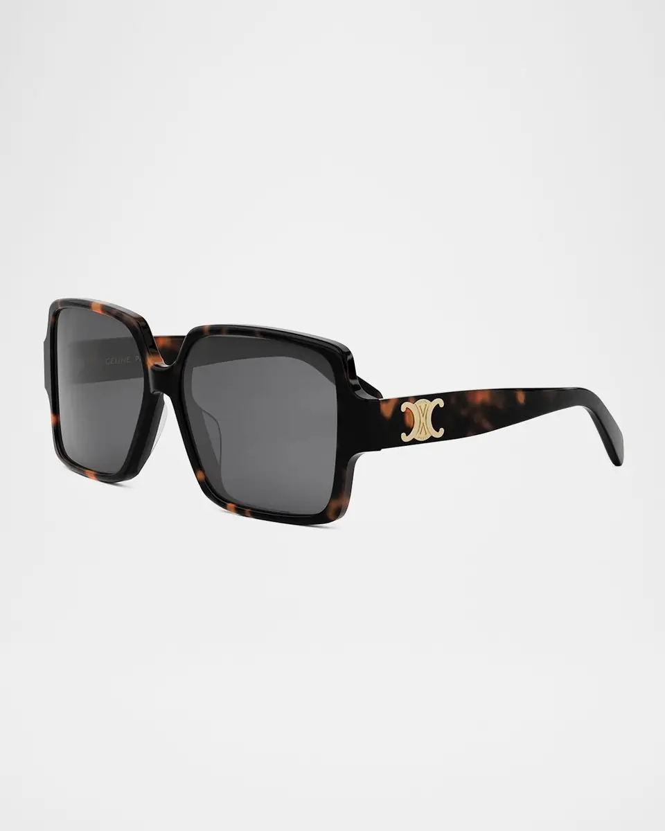 Celine Triomphe Square Acetate Sunglasses | Thumbnail 3 Celine Triomphe Square Acetate Sunglasses | Thumbnail 3