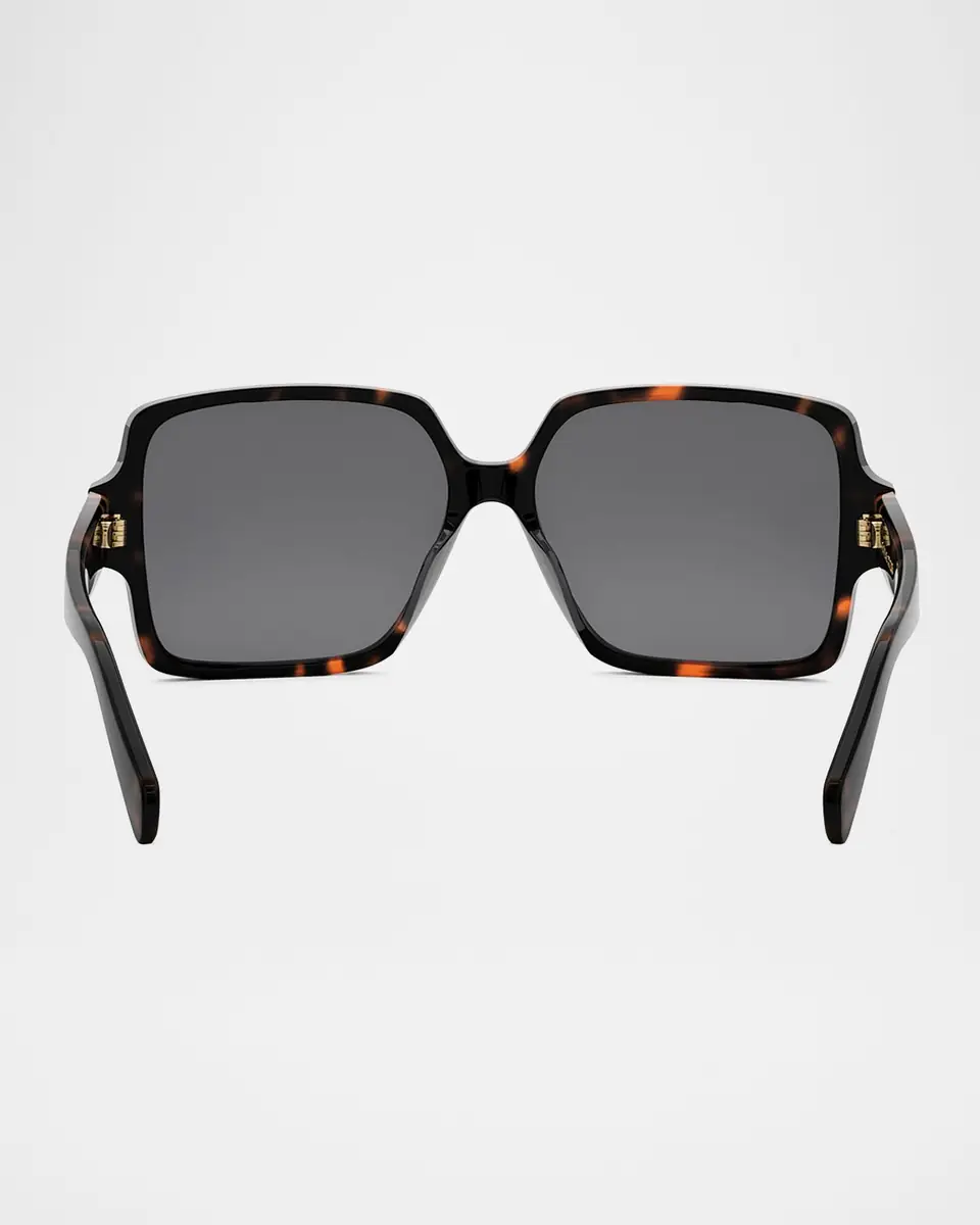 Celine Triomphe Square Acetate Sunglasses | Thumbnail 5 Celine Triomphe Square Acetate Sunglasses | Thumbnail 5
