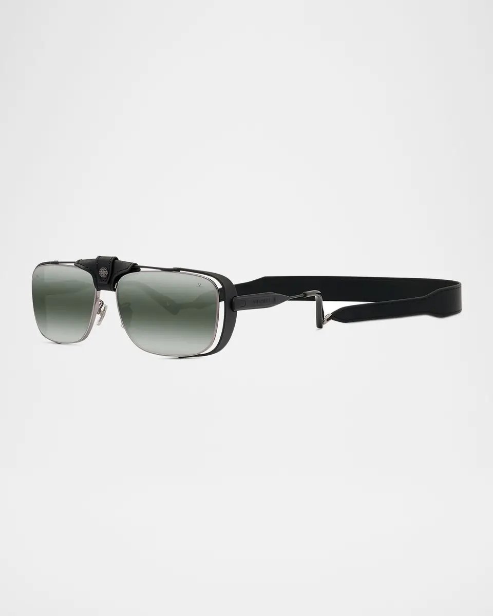 Vuarnet Men's Arctic 02 Titanium Aviator Sunglasses | Thumbnail 5