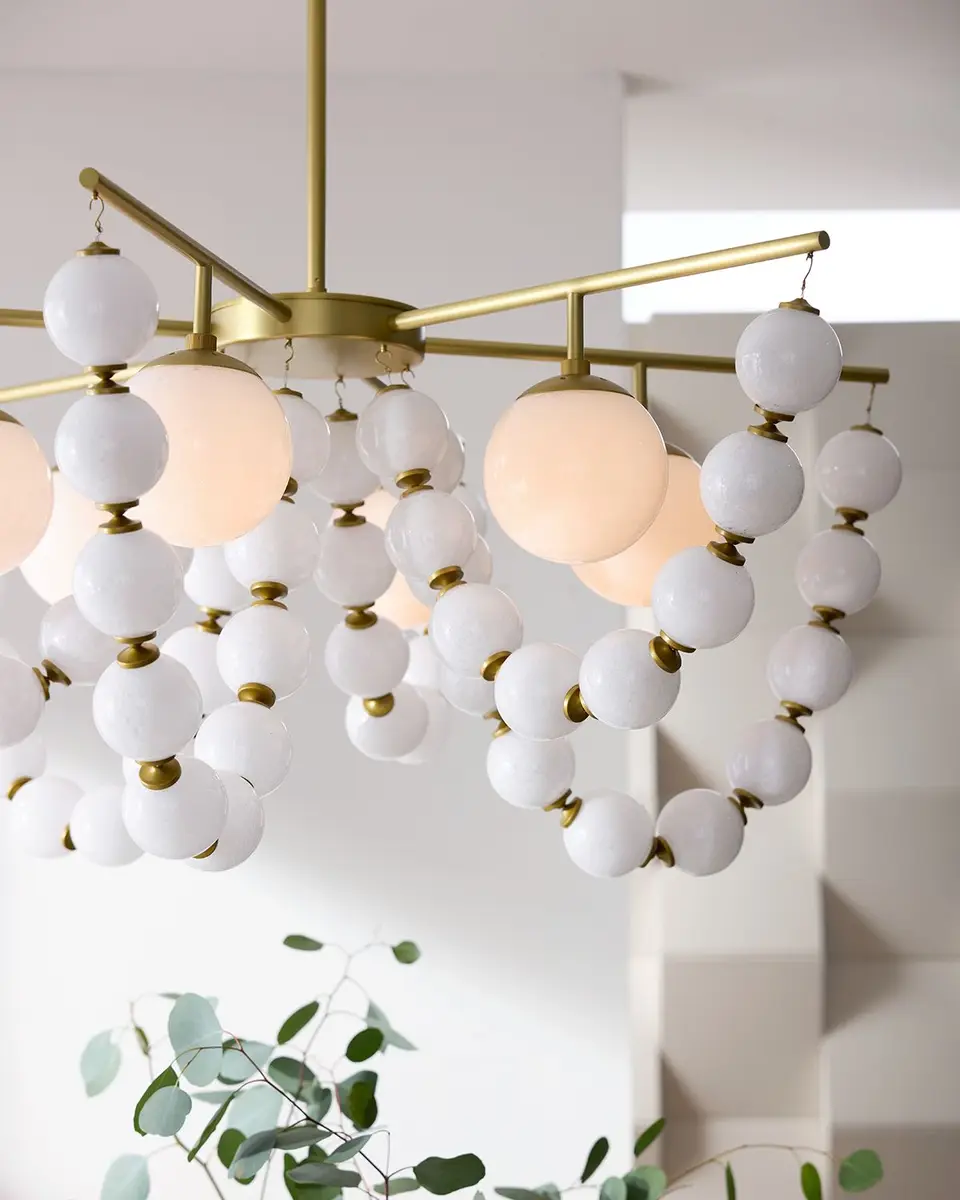 Arteriors Genesis 42" 5-Light Chandelier | Thumbnail 2 Arteriors Genesis 42" 5-Light Chandelier | Thumbnail 2