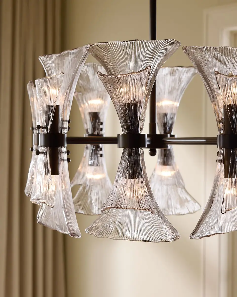 Arteriors Gwendolyn 24" 16-Light Chandelier | Thumbnail 2 Arteriors Gwendolyn 24" 16-Light Chandelier | Thumbnail 2