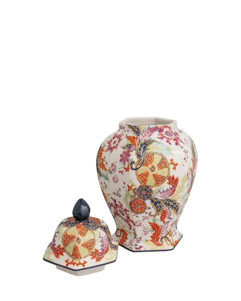 Port 68 Tobacco Leaf Hex Jar | Image 1 Port 68 Tobacco Leaf Hex Jar | Image 1