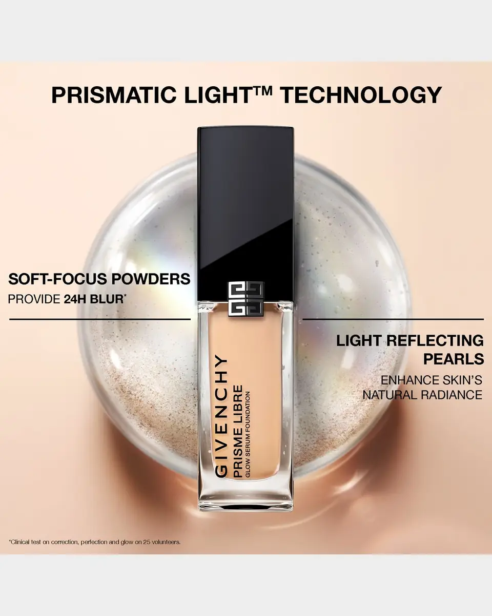 Givenchy Prisme Libre Glow Serum Blurring & Hydrating Foundation | Thumbnail 6 Givenchy Prisme Libre Glow Serum Blurring & Hydrating Foundation | Thumbnail 6