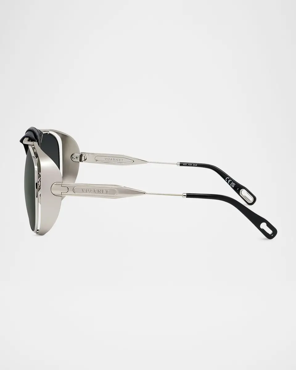 Vuarnet Men's Arctic 01 Titanium Aviator Sunglasses | Thumbnail 3