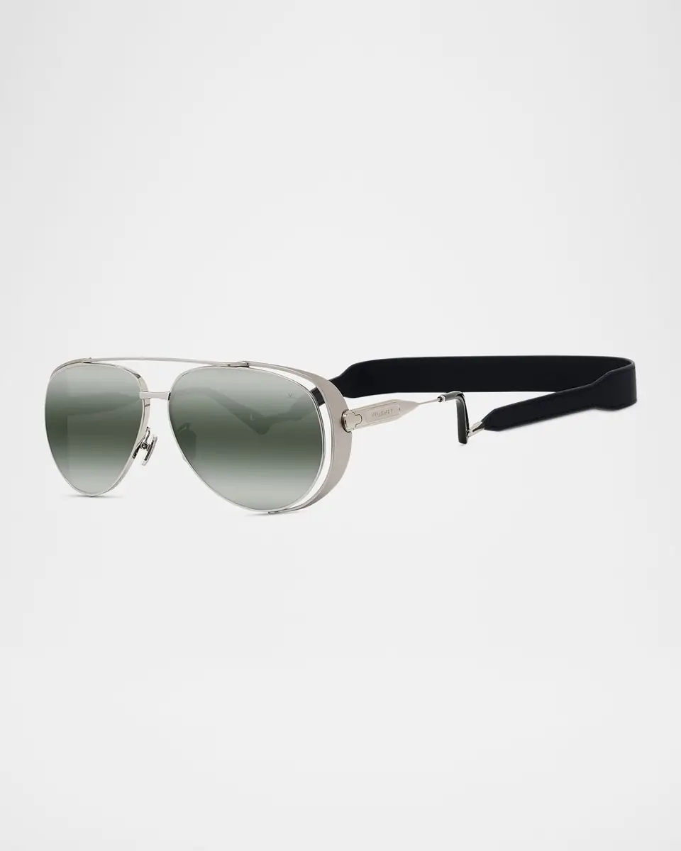 Vuarnet Men's Arctic 01 Titanium Aviator Sunglasses | Thumbnail 5