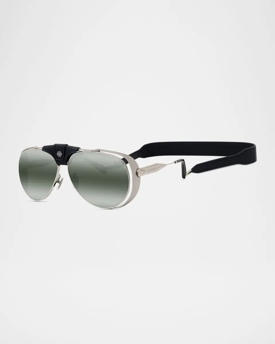 Vuarnet Men's Arctic 01 Titanium Aviator Sunglasses | Thumbnail 6