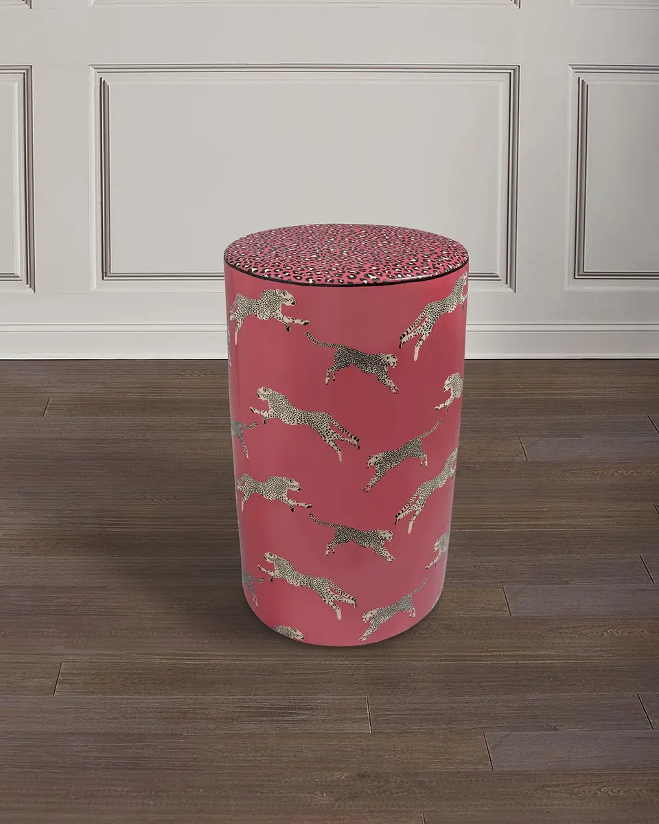 Port 68 Leaping Cheetah 20" Garden Stool