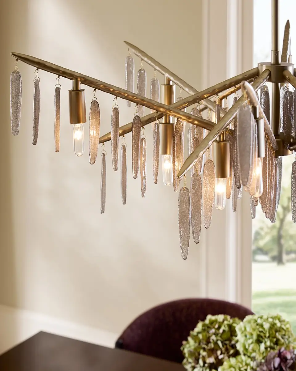 Arteriors Gia 32" 12-Light Chandelier | Thumbnail 2 Arteriors Gia 32" 12-Light Chandelier | Thumbnail 2