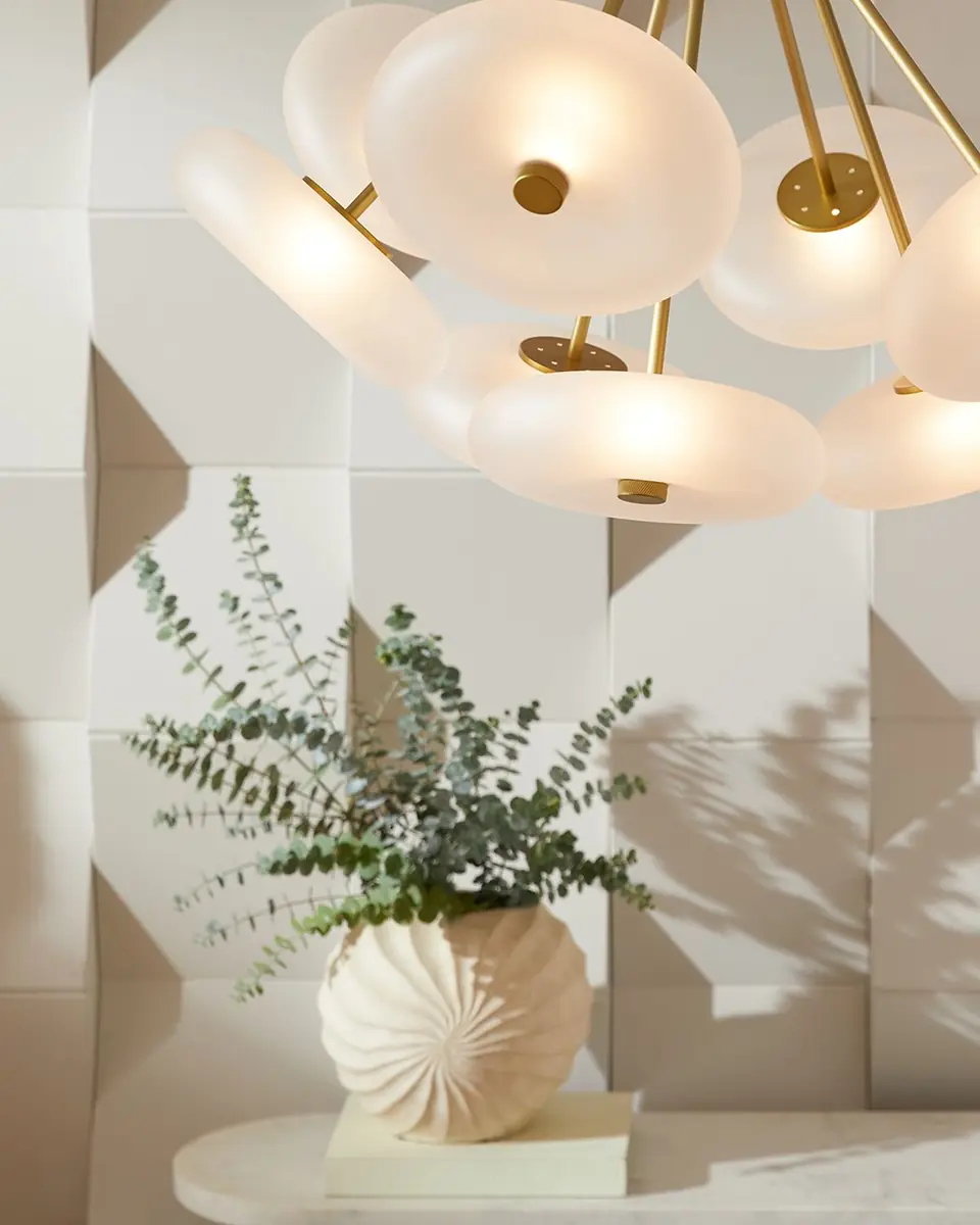 Arteriors Helios 41" 9-Light Chandelier | Thumbnail 2 Arteriors Helios 41" 9-Light Chandelier | Thumbnail 2