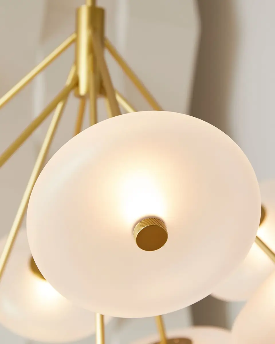 Arteriors Helios 41" 9-Light Chandelier | Thumbnail 3 Arteriors Helios 41" 9-Light Chandelier | Thumbnail 3
