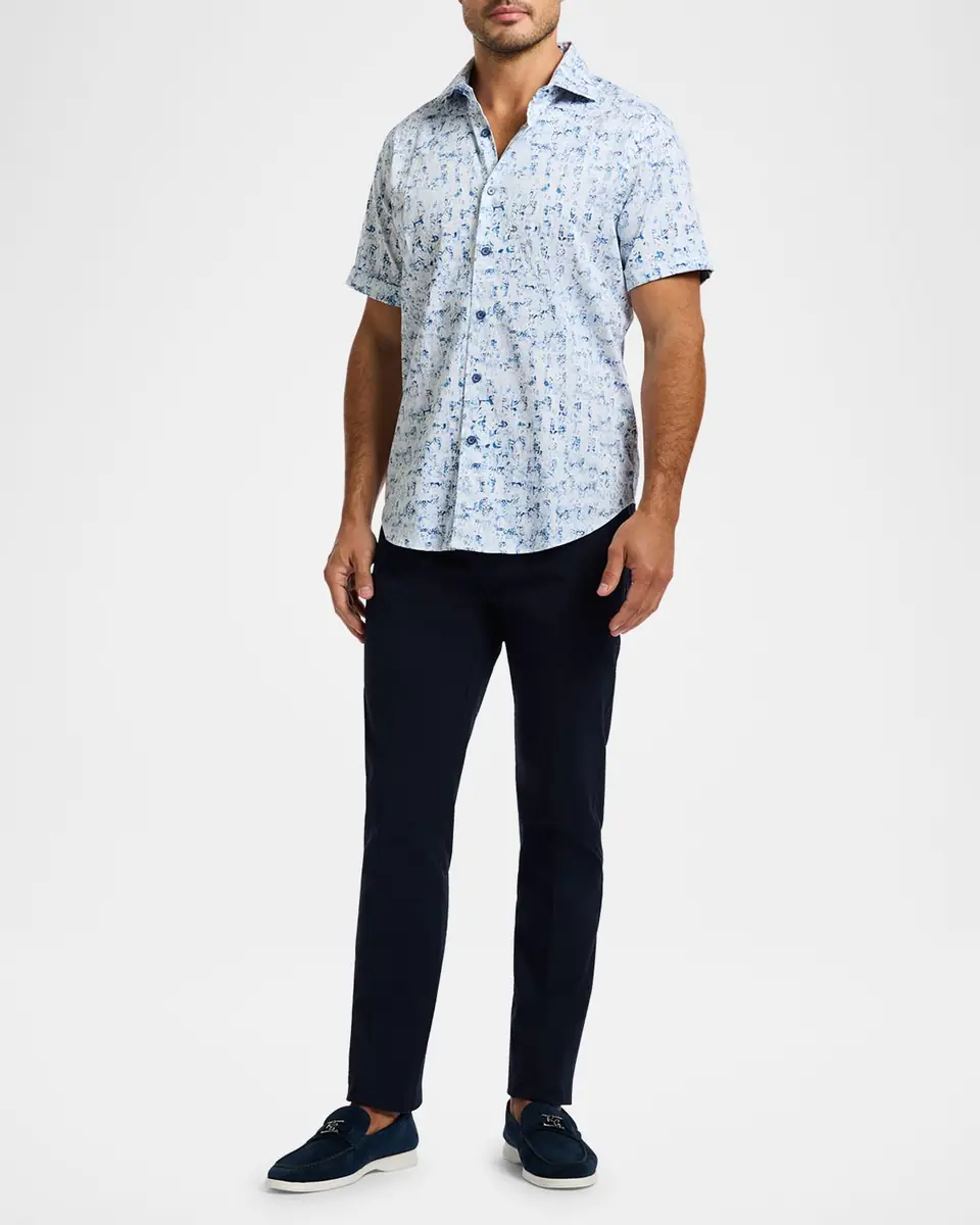Robert Graham Men's Makemo Short-Sleeve Shirt | Thumbnail 2