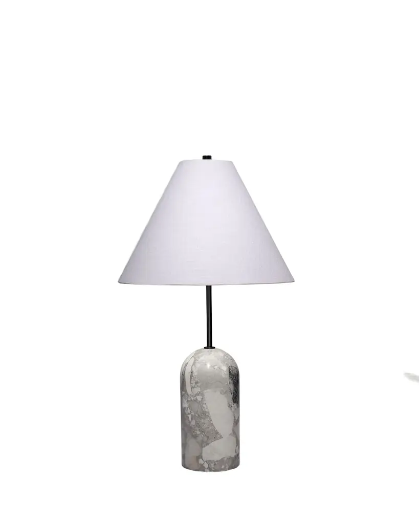 Jamie Young Holt Travertine Table Lamp, 28" | Image 1 Jamie Young Holt Travertine Table Lamp, 28" | Image 1