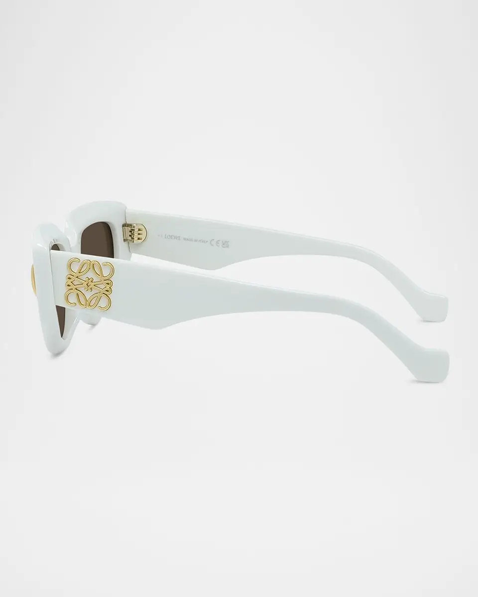 Loewe Anagram Geometric Acetate Sunglasses | Thumbnail 4 Loewe Anagram Geometric Acetate Sunglasses | Thumbnail 4