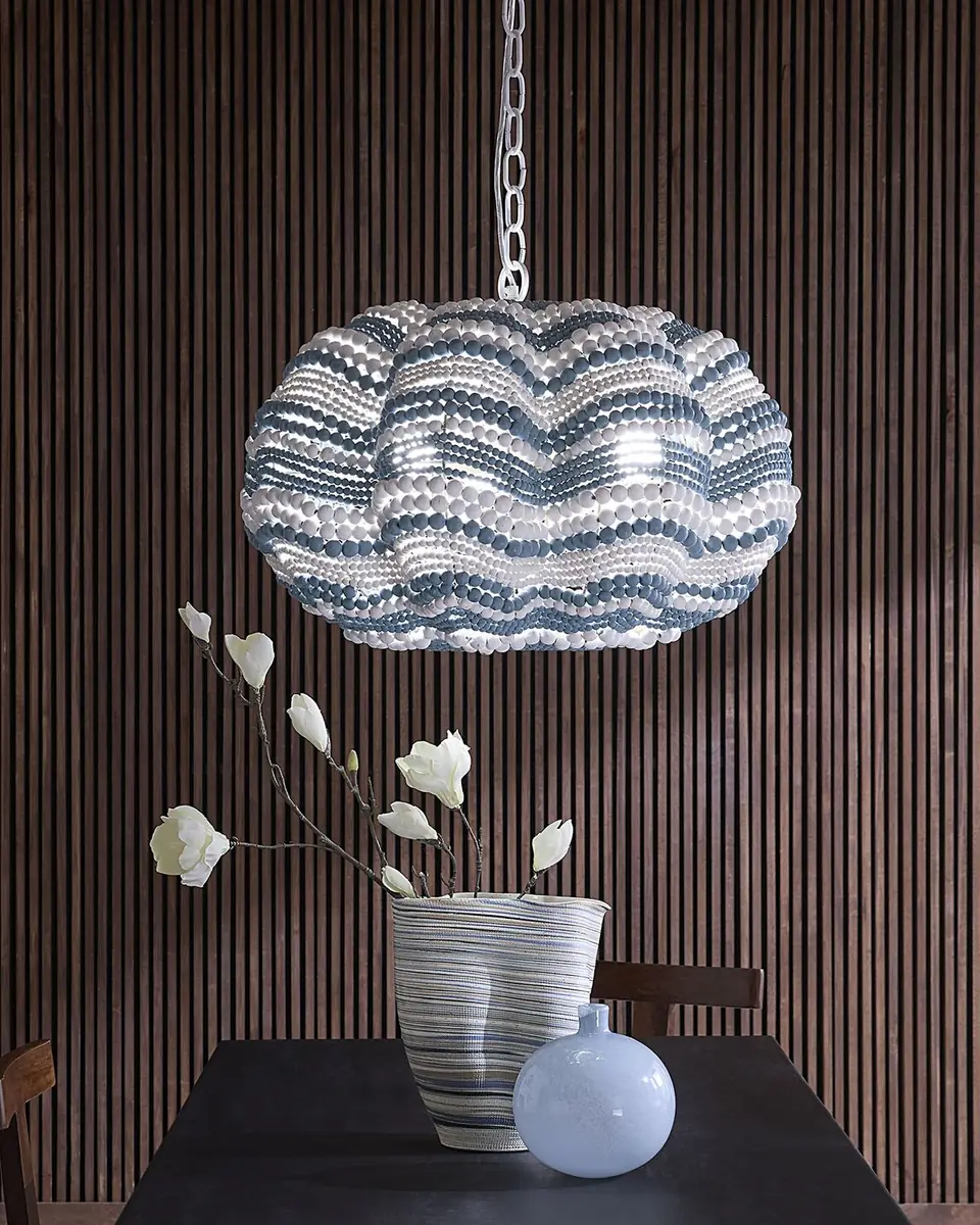 Jamie Young Clamshell 3-Light Chandelier, 27" | Thumbnail 2
