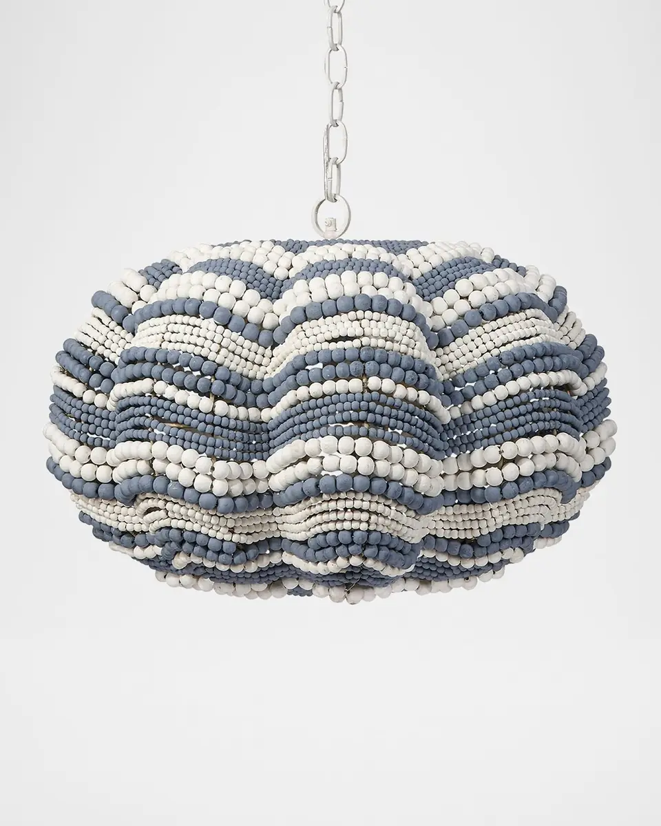 Jamie Young Clamshell 3-Light Chandelier, 27" | Thumbnail 3
